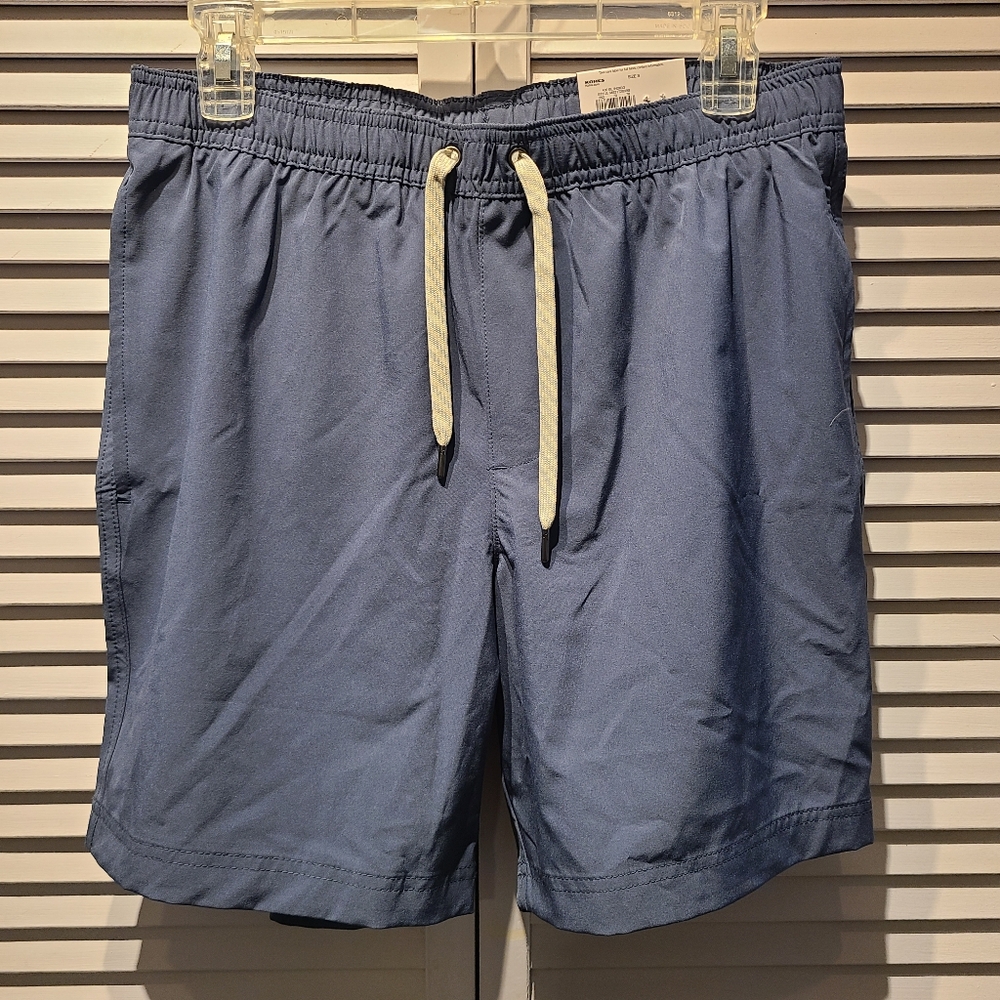 Mens Swim Trunks by Sonoma. Size S Steel Blue/Grey Color. Stretch Fabric. NEW